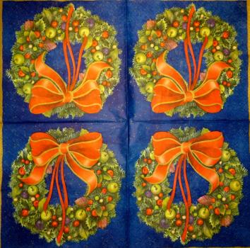 078 Christmas Flowers - 3-ply (red) - Paw
